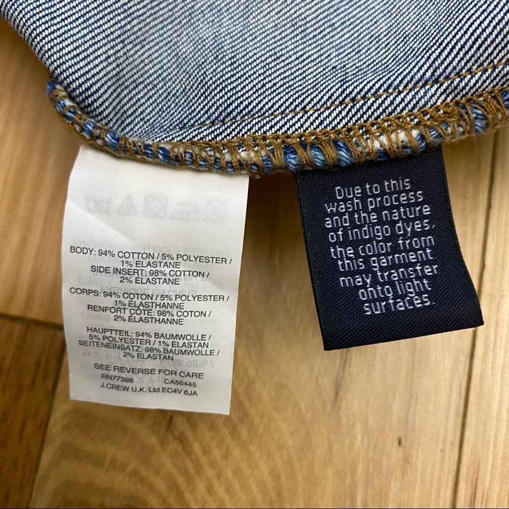 Madewell Stretch Denim Straight Mini Skirt: Pieced Edition - Picture 8 of 10